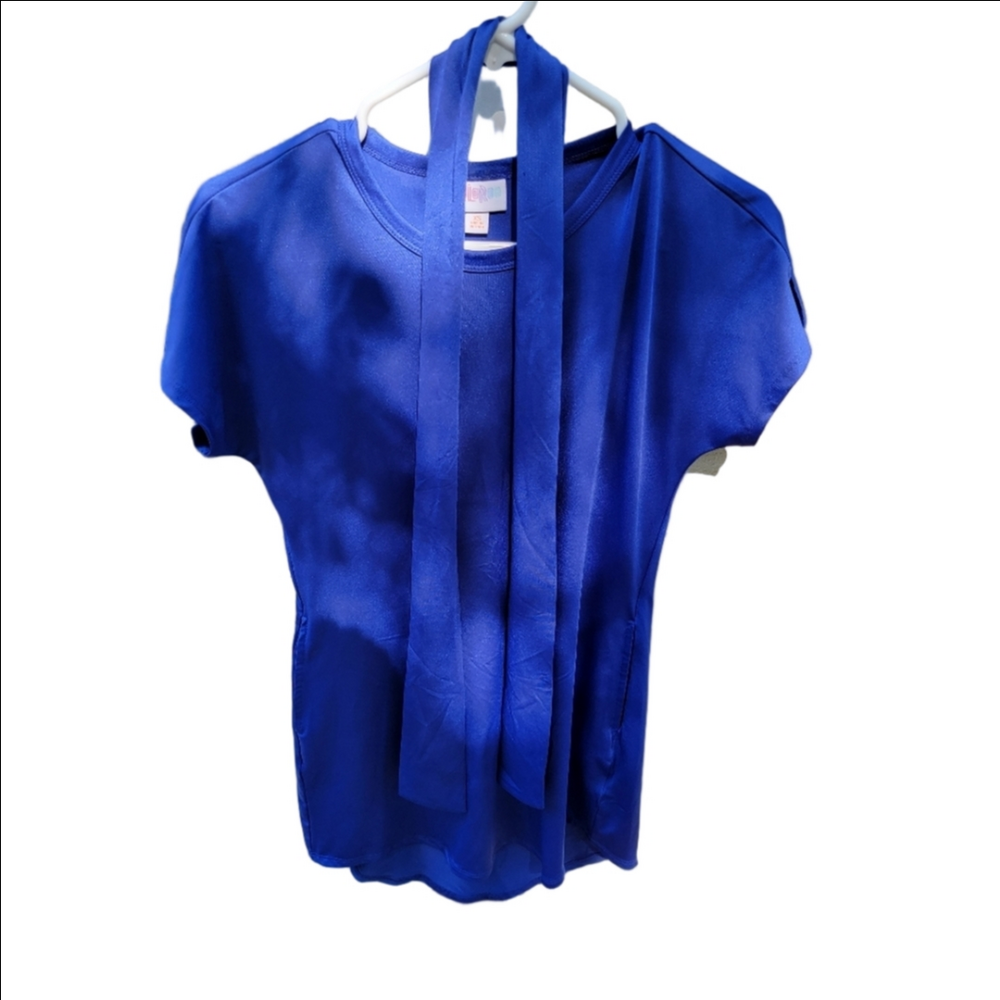 LulaRoe Women's Mitzi Top Royal Blue XS